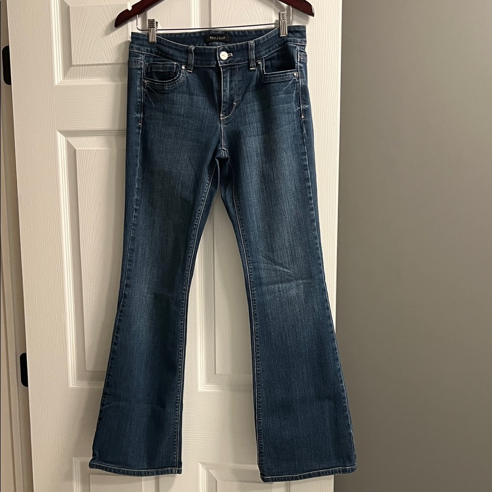 White House Black Market Flare  Blue Women's Jeans